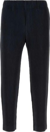 Issey Miyake Broeken, Dames, Blauw, M, Chinos