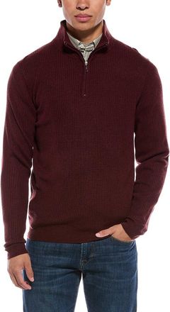 Weatherproof Vintage Weatherproof Vintage Soft Touch All Over Texture 1/4-Zip Mock Neck Sweater