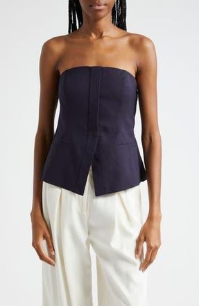 A.L.C. Renee Strapless Top in Maritime Navy at Nordstrom Rack, Size 8
