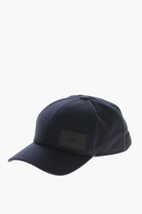 Armani EMPORIO Wool Blend Cap with Logo Patch size 58
