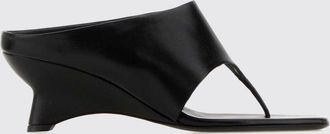 Khaite Sandalo con zeppa Marlow in pelle