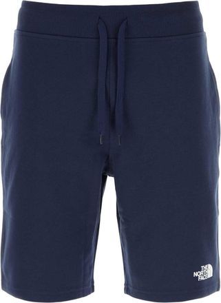 The North Face Navy Blue Cotton Bermuda Shorts