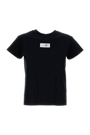 Maison Margiela Crewneck T-Shirt with Applique Detail