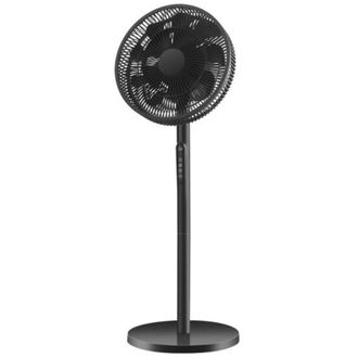 Fabrilamp Ventilador De Pie Azor Negro 3velocidades 60w 70/100x35x35cm Oscilante C/remoto Y Temporizador