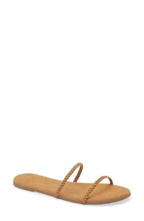 Tkees Gemma Braid Slide Sandal in Camel at Nordstrom, Size 11