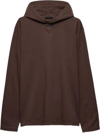 Prada Cotton Hooded T-Shirt