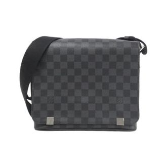 Louis Vuitton Pre-owned District Damier Graphite Schoudertas - Heren - Pre-owned - Grijs - Maat: ONE Size