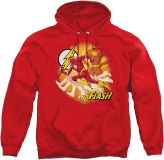 Gildan Justice League of America Lightning Fast Adult Pull Over Hoodie / Hooded Sweatshirt