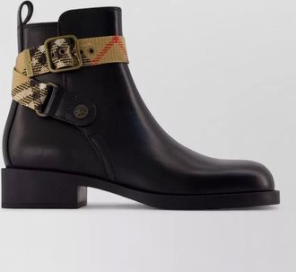 Burberry leather ankle boots
