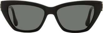 Victoria Beckham VB668S Chain-Link Cat Eye Sunglasses - Black