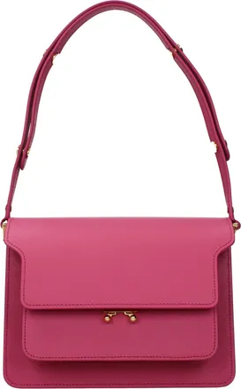 Marni Pink Leather Shoulder Womens Bag