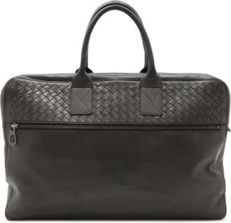 Bottega Veneta Pre-owned Handbags, male, Brown, Size: ONE SIZE Pre-owned Leather briefcases