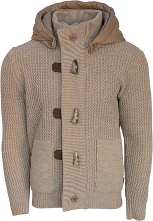 Bob Beige Hooded Trench Style Jas - Heren - Vesten - Beige - XL - Truien & Vesten