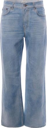 Haikure Blue Flared Mid Rise Jeans