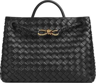 Bottega Veneta (WMNS) Bottega Veneta Medium Andiamo Black 766016VCPP11139