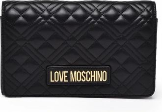 Love Moschino Black Quilted Polyurethane Shoulder Bag