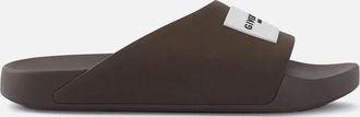 Givenchy Mens Branded Sliders Brown - Size: 10