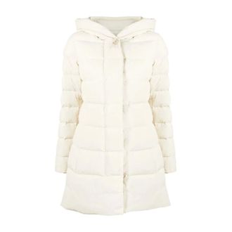 Woolrich Dames, Mantels, Wit, Maat: XS Nylon
