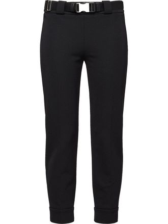 Prada zip detail trousers - Black