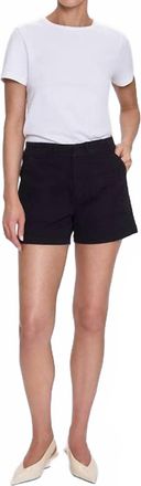 Pistola Denim Marissa High Rise Utility Short In Noir