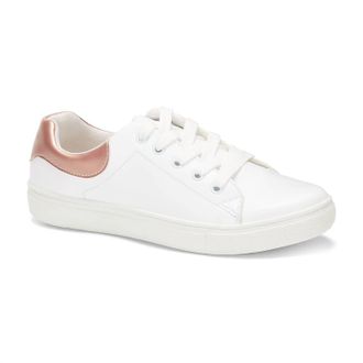 Andrea Womens Casual Urban Sneakers In White
