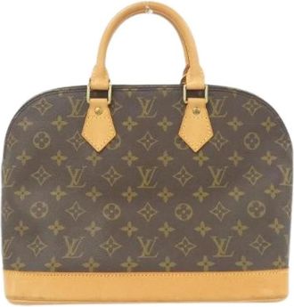 Louis Vuitton Pre-owned Handbags, female, Brown, Size: ONE SIZE Pre-owned Canvas Handbag
