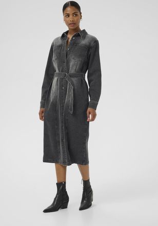 Kaffe Denim Jurk KAabby Tight fit grey