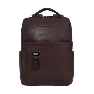 Piquadro Backpacks, male, Brown, ONE SIZE, Computer Backpack 14 with iPad Compartment