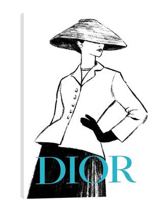 Fairchild Paris Evening Statement With Dior Wall Art