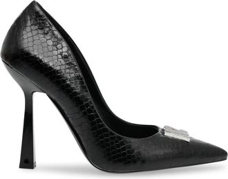 Steve Madden Leren Pump - Dames - Pumps - Zwart - 35 1/2 EU - Leer - Schoenen