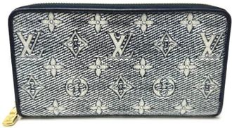 Louis Vuitton Pre-owned Wallets, female, Blue, Size: ONE SIZE Pre-owned Canvas Wallet