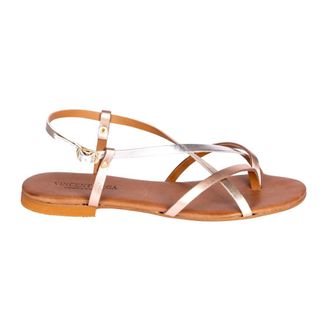 Vincent Vega Vincent Vega, Schoenen, Dames, Veelkleurig, 37 EU, Leer, P120 Platte Sandaal