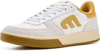Etnies Emerson Mens Skate Shoes White/Tan : 10.5 D - Medium, Suede/Textile