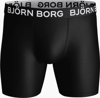 Bj&ouml;rn Borg Mens Sports Performance Boxer Brief, Black - Size: 39/38/32