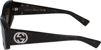 Gucci Womens Gg1843s Sunglasses Havana Acetate