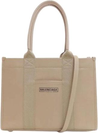 Balenciaga Pre-owned Tote Bags, female, Beige, Size: ONE SIZE Pre-owned Vintage Tote Bag