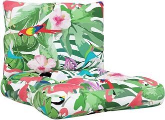 vidaXL Cojines Para Pal&eacute;s 2 Unidades Tela Oxford Multicolor Vidaxl