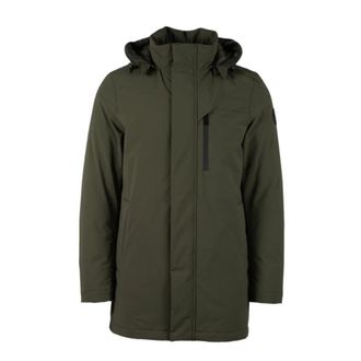 Woolrich Mountain Stretch Parka - Heren - Parka Jassen - Groen - 2XL - Polyester - Jassen