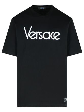 Versace Black Cotton T-Shirt