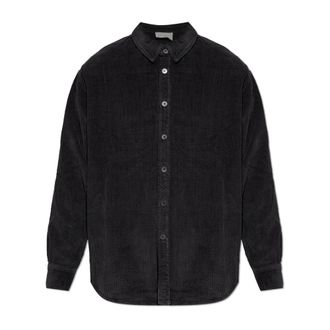 American Vintage Padow Shirt - Heren - Casual Overhemden - Zwart - S - Katoen - Overhemden