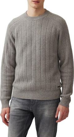 Rodd & Gunn Arrow River Wool Sweater in Grey Marle at Nordstrom, Size Medium