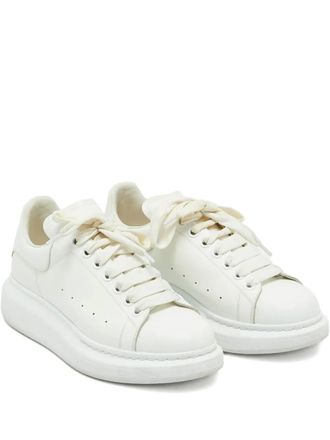 Alexander McQueen leather sneakers - White
