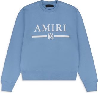Amiri Carolina Blue Amiri MA Bar Crewneck