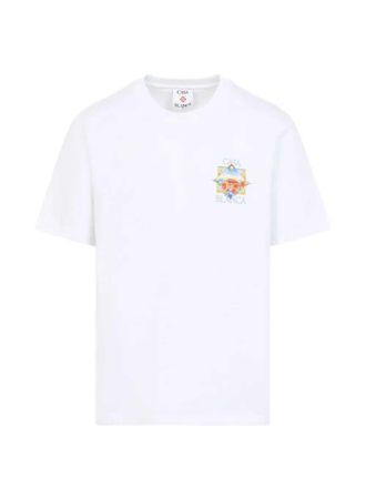 Casablanca Blumen-T-Shirt