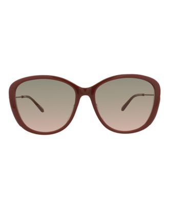 Chlo&eacute; Round-Frame Recycled Acetate Sunglasses