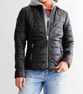 Mauritius Robin Leather Jacket In Black