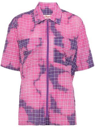 Stockholm Surfboard Club Camicia con zip - Rosa