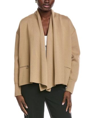 Akris Wool & Silk-Blend Cardigan