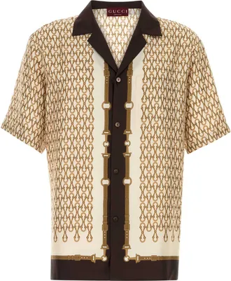 Gucci Printed Silk Shirt