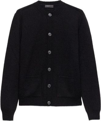 Prada Cardigan in cashmere - Nero